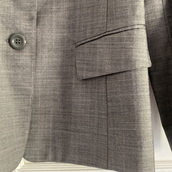 Lafayette 148 Wool Viscose Blend Two Button Blazer Petite Pants Suit - Picture 6 of 14